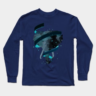 Elephant - 3D Art Polygonal Animal Long Sleeve T-Shirt